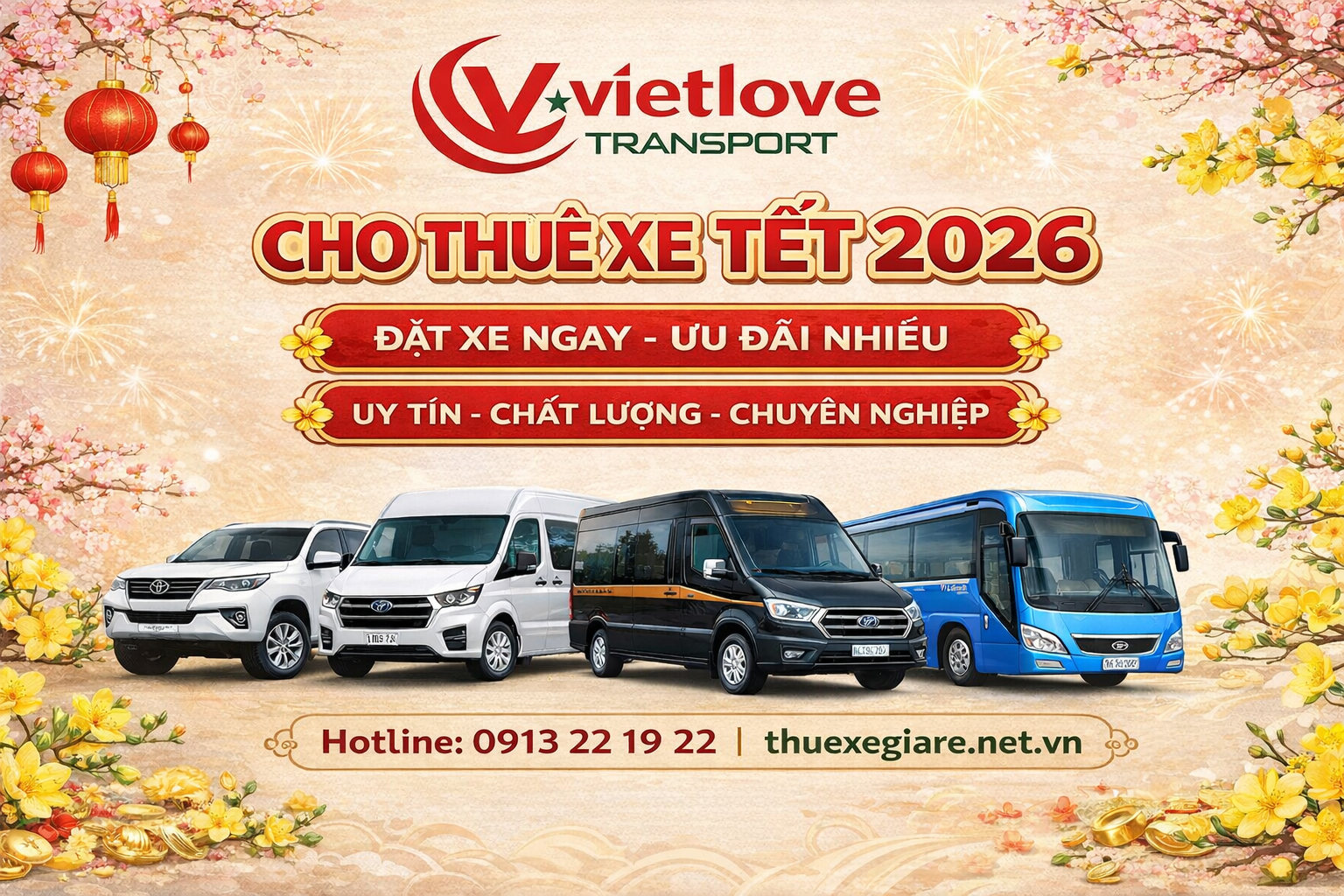 Thuê xe Tết
