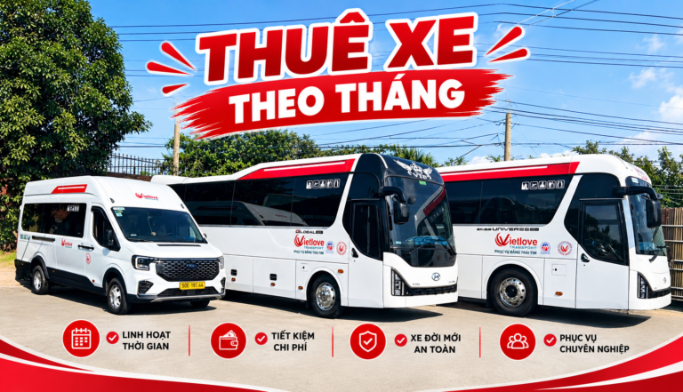 VIETLOVE TRANSPORT THUE XE THÁNG