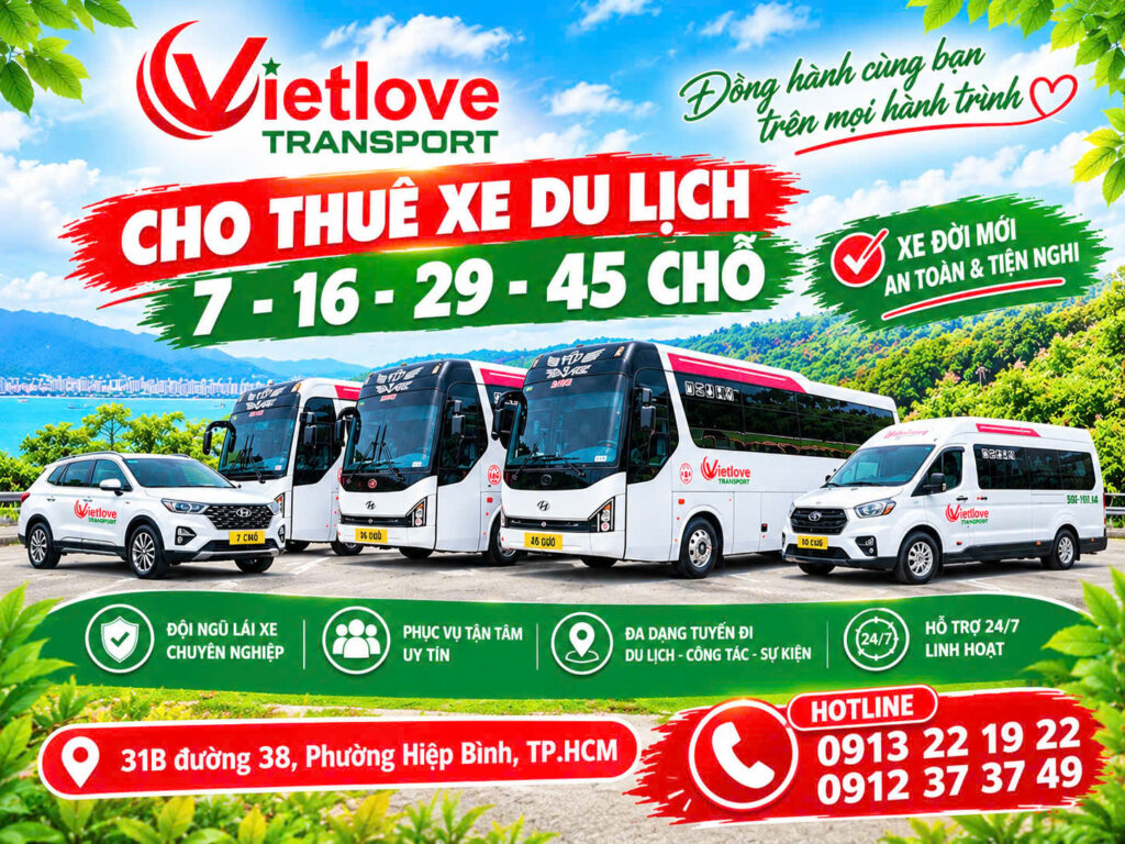 Cho Thuê Xe 7-45 chỗ
